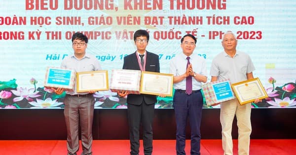 Hải Phòng thưởng 400 triệu đồng cho học sinh đạt huy chương bạc vật lý quốc tế